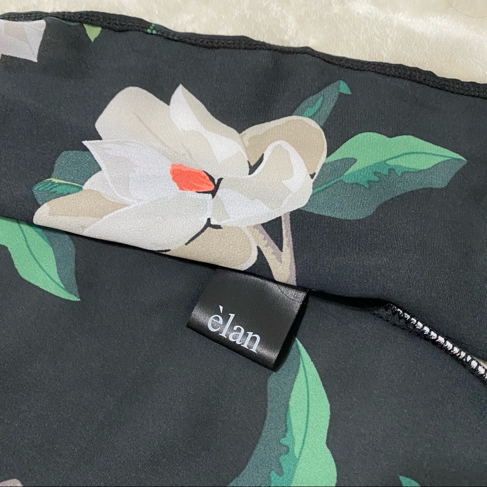 Elan Cardigan floral black and green size medium - Picture 7 of 8